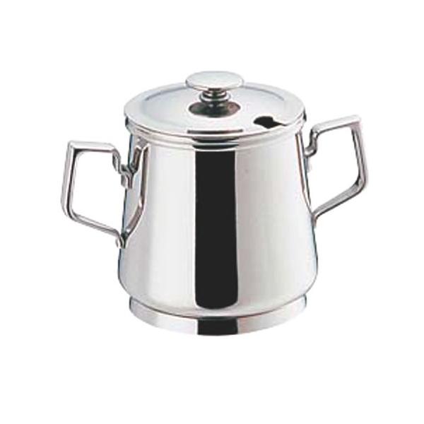 Wadasuke C Type Stainless Sugar Pot with Handle and Lid