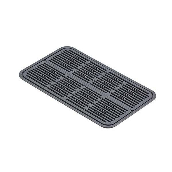 Wahei Freiz Yohaku Simple Glass Drying Tray Light Gray MG-0318