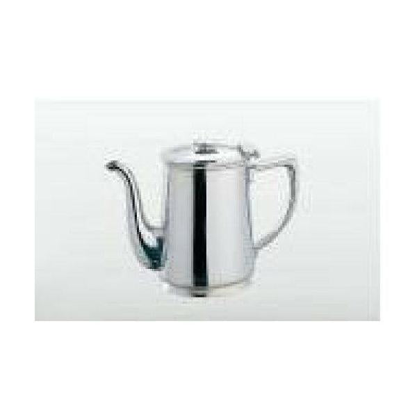 Wadasuke Stainless Steel B Type Oval Coffee Pot for 5 People 2241-0507