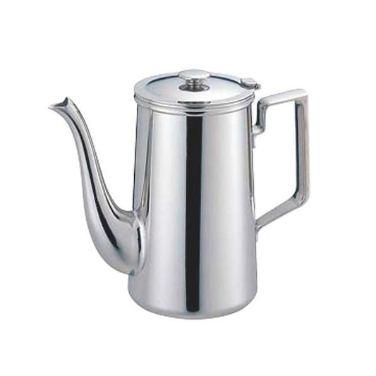 Wadasuke C-Shape Coffee Pot Stainless Steel for 8 People 2211-0803