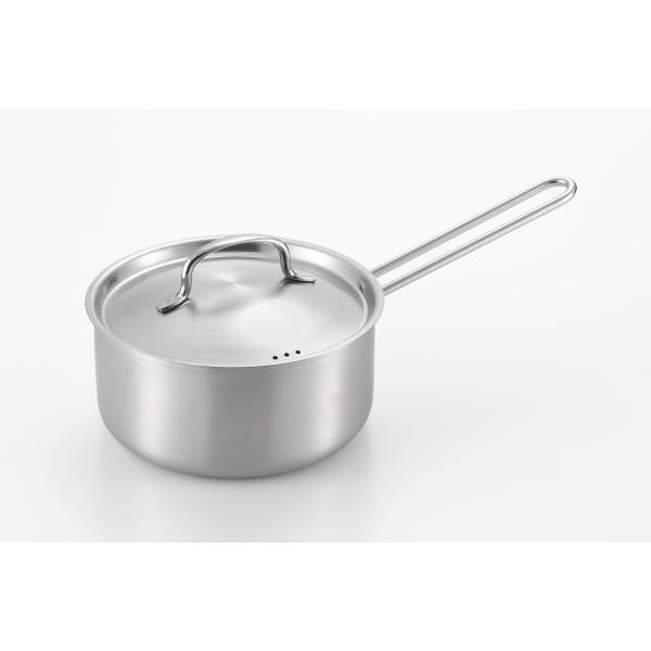 Gogi Stainless Steel Saucepan 18cm IH and Gas Compatible