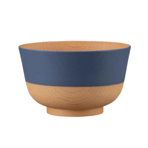 Kanoh Yasashii Irodori Rice Bowl Ruri Blue