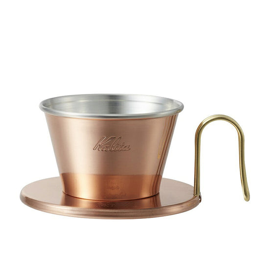 Kalita x Tsubame Copper and Stainless Steel Coffee Dripper 155
