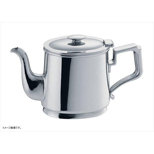 Wadasuke Oval Teapot (Koban) Stainless Steel for 5 People 2232-0507