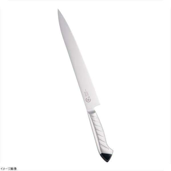 Shimomura Ryuji Stainless Color Sujihiki Slicing Knife 27cm Black