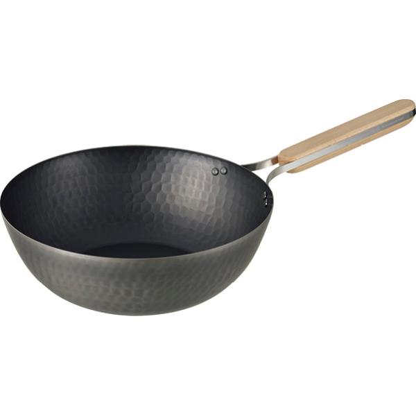 Wahei Freiz Enzo Iron Wok with Wood Handle