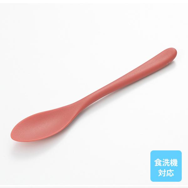 Akebono Mainichi Tsukaitai Small Cooking Spoon Red CH-2129