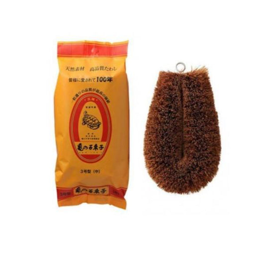 Kamenoko Tawashi Natural Palm Fiber Scrub Brush No. 3