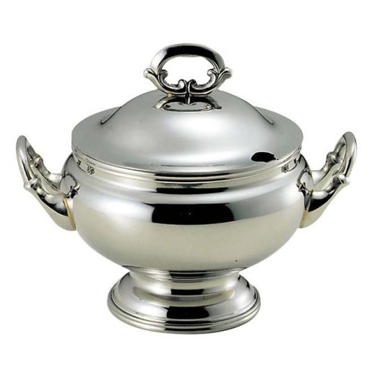 Wadasuke B Rim Stainless Steel Round Soup Tureen Large 2401-4400
