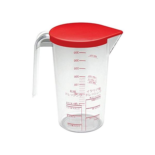 SALUS Measuring Cup with Lid Red