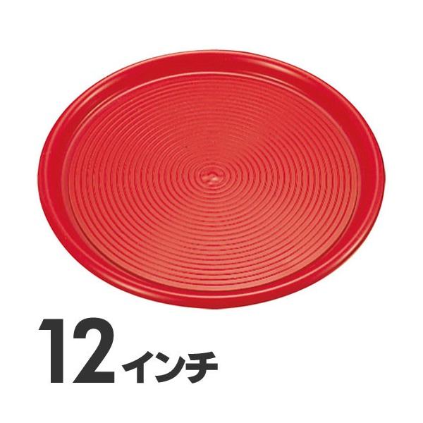 Akebono Magic Tray Round 12-Inch Medium Wine Red