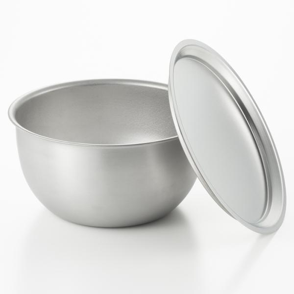 Gogi Stainless Steel Bowl with Lid 21cm