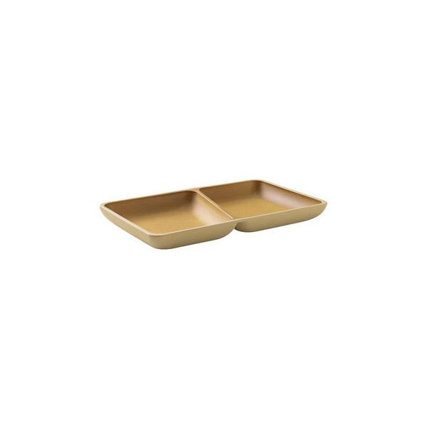 Kanoh Earth Color Square Plate Red Ivory