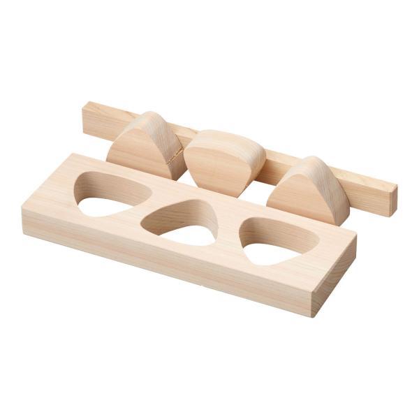 Yamako Hinoki Wood Onigiri Rice Ball Shaper