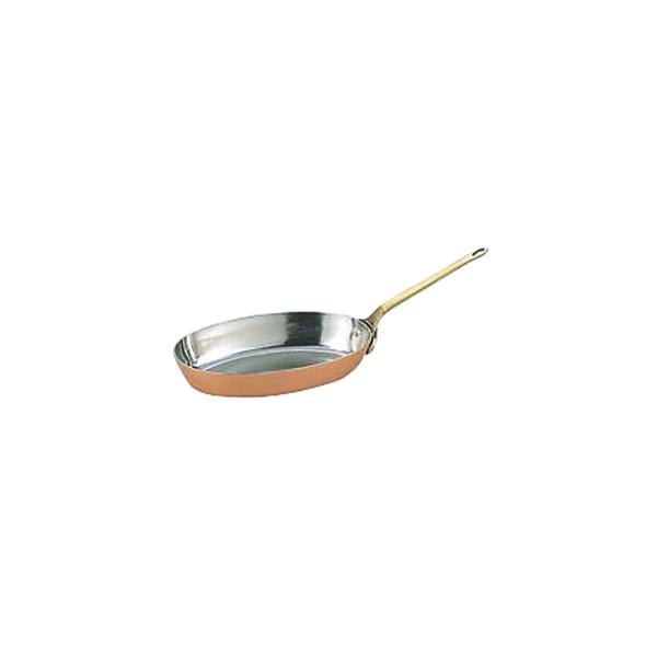 Wadasuke Tin Lined Copper Oval Petite Frying Pan