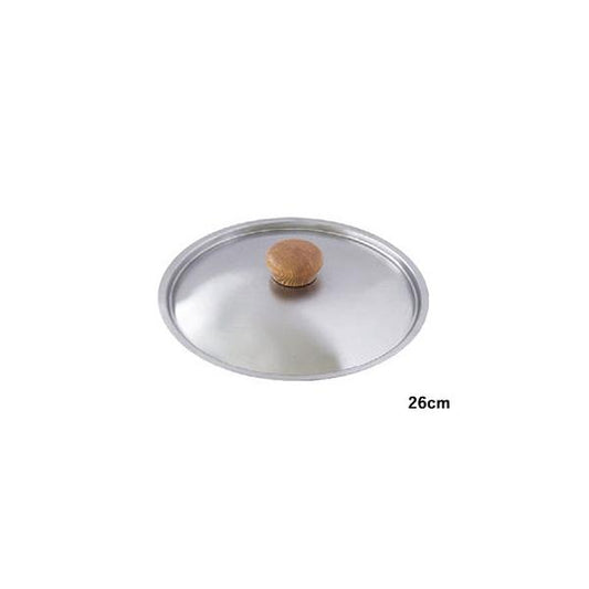 Urushiyama Stainless Steel Lid for Frying Pan 26cm