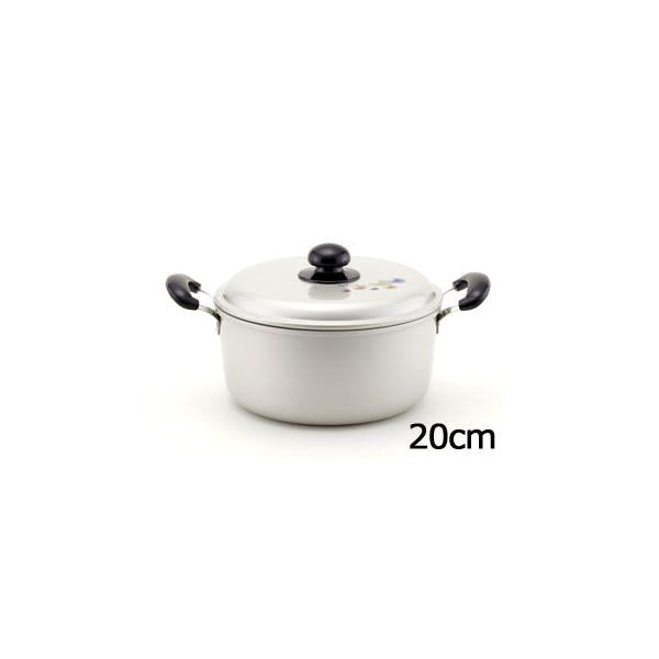 Hokuriku Aluminum Shallot Two-Handle Pot 20cm