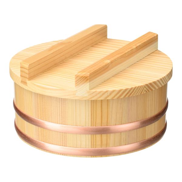 Yamako Sawara Wood Chirashi Sushi Tub with Lid