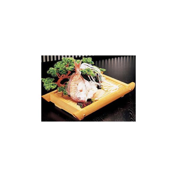 Yamako Hinoki Boat-Shaped Serving Stand Small