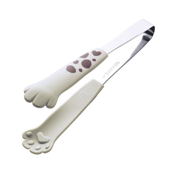 Tanabe Kanagu Wan One Dog Tabletop Tongs Gray Dalmatian 5618