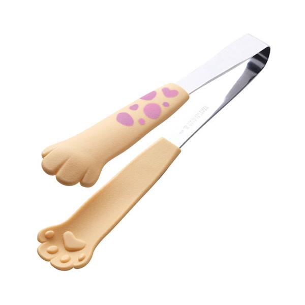 Tanabe Kanagu Wan One Dog Tabletop Tongs Beige Dalmatian 5649