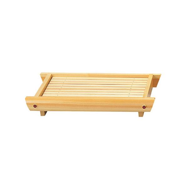 Yamako Hinoki Boat-Shaped Serving Stand Medium