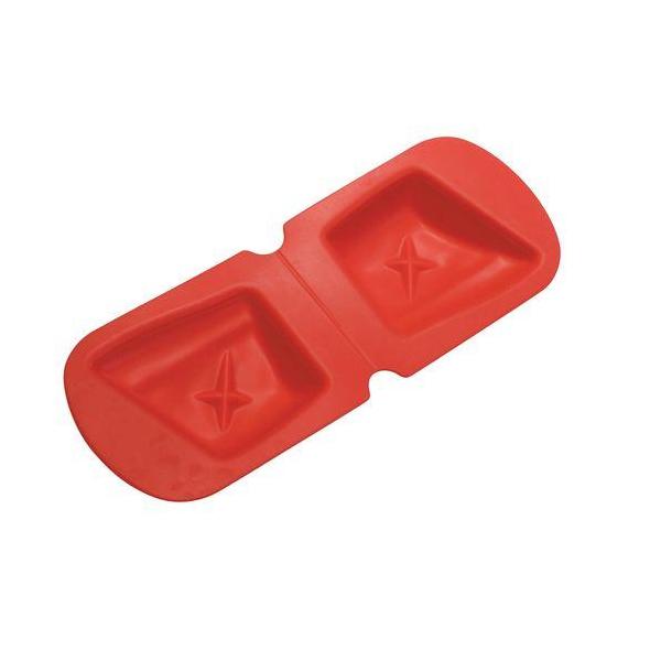 Asahi Soft Food Silicone Fish Mold Red AS-R