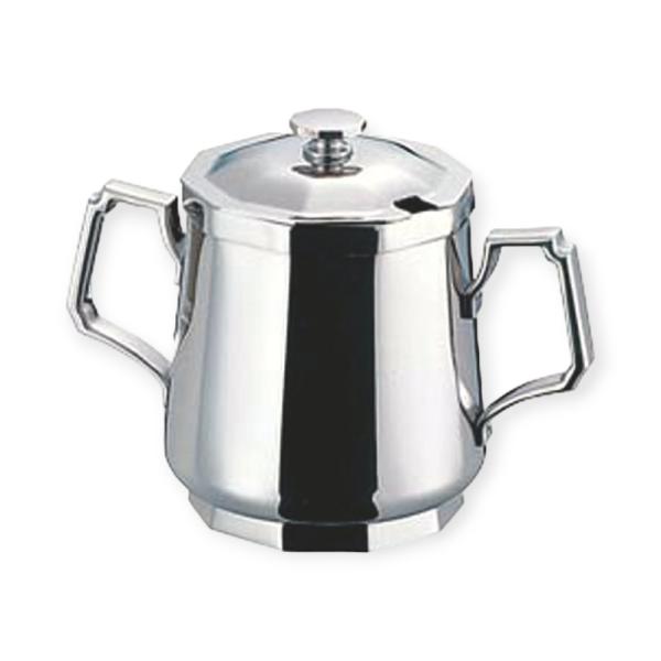 Wadasuke Square Stainless Sugar Pot with Handle and Lid for 5 People 2204-0507