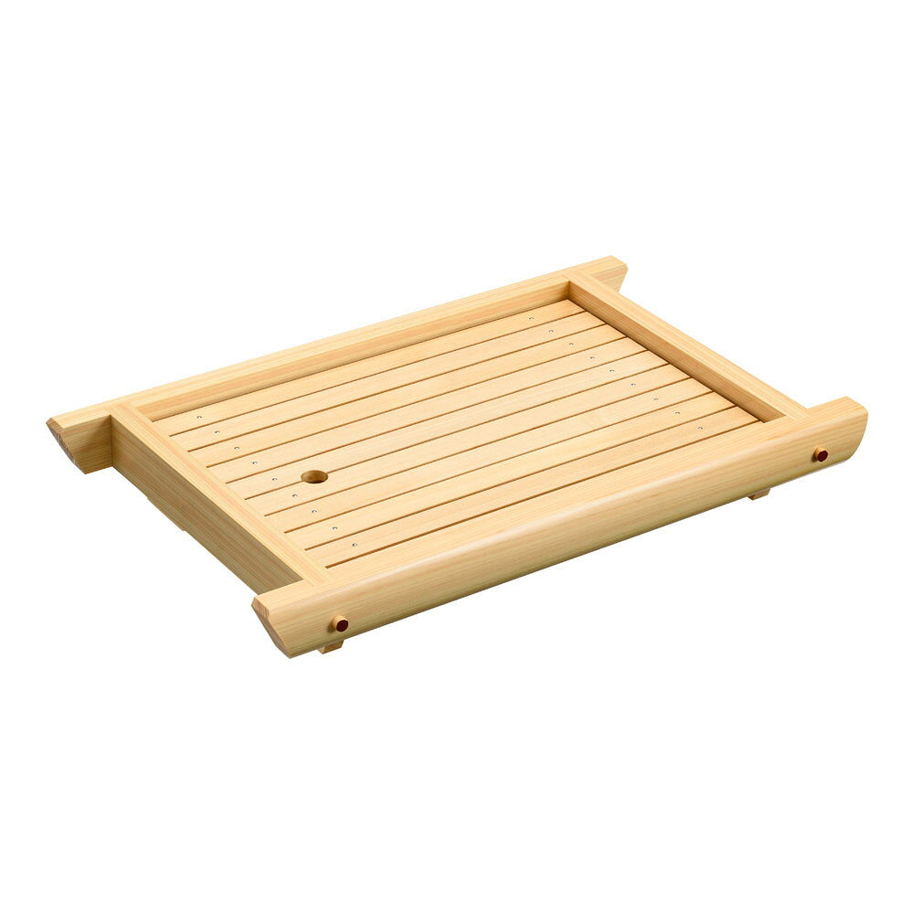 Yamako Hinoki Boat-Shaped Serving Stand
