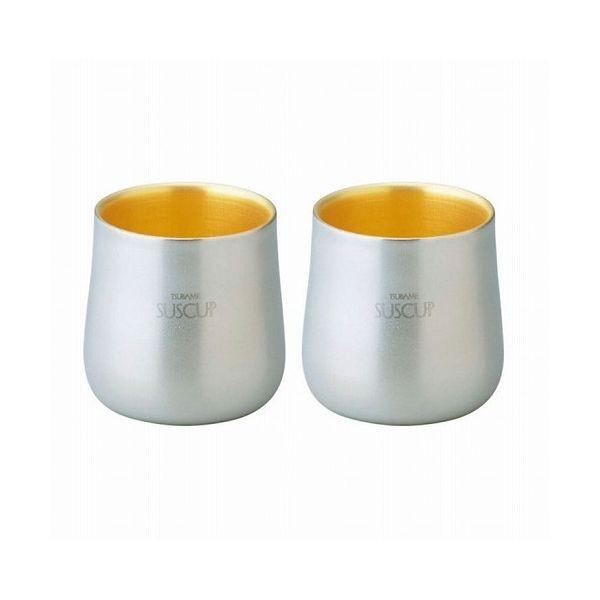 Tamahashi Sakura Fashion Tumbler Gold-Plated Interior Set of 2