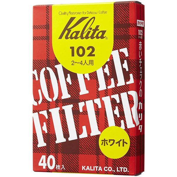 Kalita Coffee Filter White 40-Count 102
