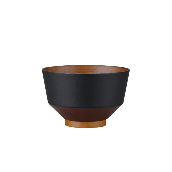 Kanoh Wa no Iro Soup Bowl Jet Black