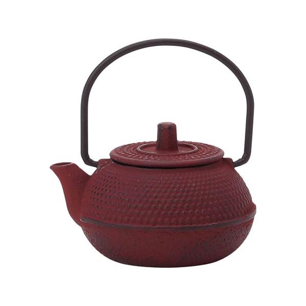 Ishigaki RIN-NE Miniature Cast Iron Kettle Arare 60ml Crimson 4638