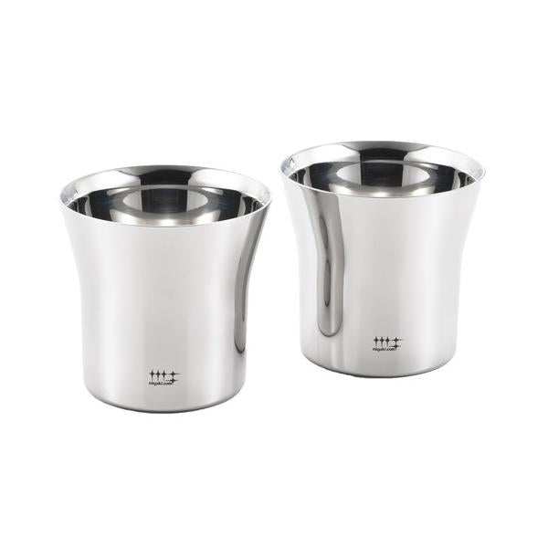 Migakiya Syndicate Double Lock Stainless Steel Tumbler 320ml Set of 2