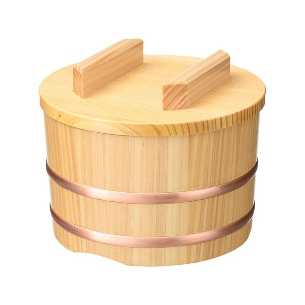 Yamako Sawara Wood Chirashi Sushi Tub with Lid