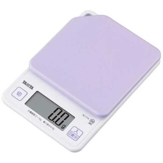 Tanita Cooking Scale 1kg White Pink Purple KJ114