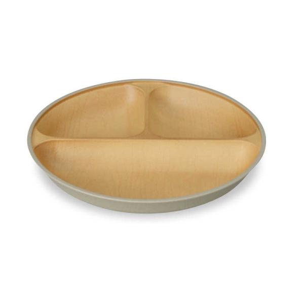 Kanoh Earth Color Scoopable Round Lunch Plate
