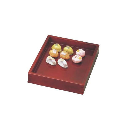 Yamako Tame-Nuri Lacquer Confectionery Serving Tray Small
