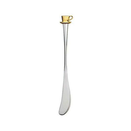 Azuma SALUS Cup Butter Spreader with Gold-Plated Pewter Handle